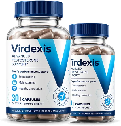 Virdexis Advanced Testosterone Support Capsules – שני בקבוקים