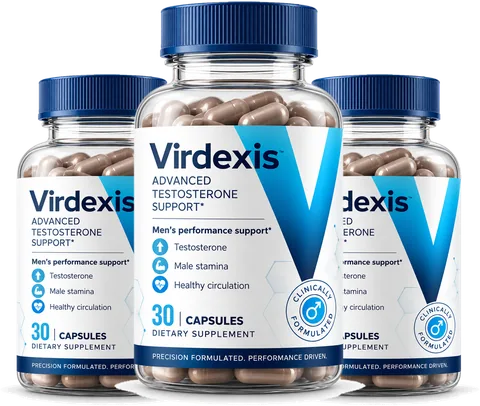 Virdexis Advanced Testosterone Support Capsules – שלושה בקבוקים